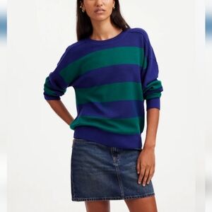 Madewell Stripe hayes Merino Wool Sweater